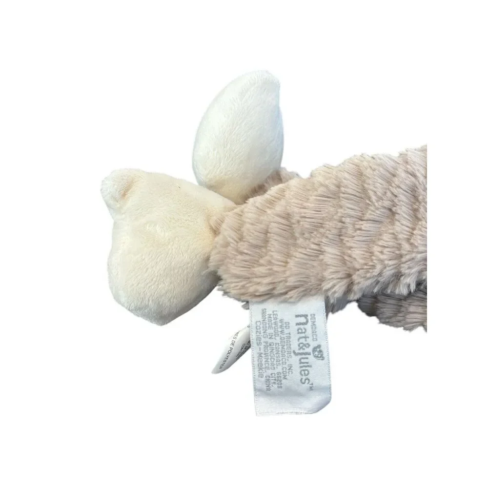 Lot of Lovey Security Blankets Soft Baby Dog Cow‎ Monkey Owl Plush Animals Clean